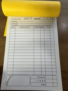 Service d'impression personnalisé A4, papier duplicata 80 g/m², reçus bilingues arabe-anglais en <span class=keywords><strong>2</strong></span> parties, formulaires, documents, carnets de factures pour entreprises - Product Image 5
