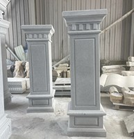 Colonnes en granit sculptées, durables, écologiques, de style moderne et personnalisées |   pour les extérieurs des villas et l'aménagement paysager des cours