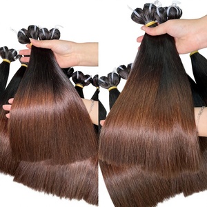 Extensiones de Cabello Humano Remy Vietnamita de Alta Durabilidad, Trama Única, Puntas Marrones, para Uso Diario - Product Image 1