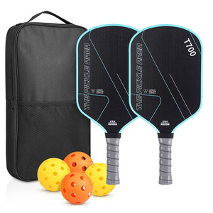 Raquette de pickleball Peak T700 en fibre de carbone 16 mm, spécifiquement conçue pour les matchs offensifs, avec sac de transport et balles - Product Image 5