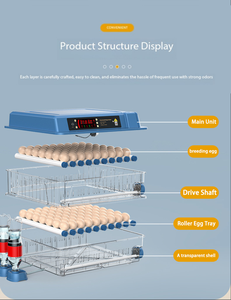Incubateurs 500 et Hatcher, contrôleur Xm18 pour poulets, 392, 300, 256 œufs, incubateur automatique pour canaris, 300 œufs - Product Image 2