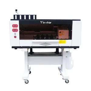 12''-24'' DTF Printer 30-60cm 24 Inch 2pcs I3200 Xp600 Printheads With Powder Shaker for T-shirt printing for small business