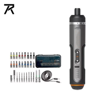 Ensembles de tournevis électriques 4V WX242, tournevis électriques intelligents sans fil, mandrin SDS, rechargeables par USB, 30 embouts