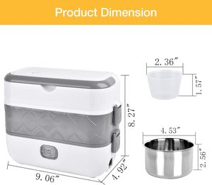 Lonchera Eléctrica, Calentador de Comida Portátil para el Hogar y la Oficina, Lonchera Autocalentable (110V, 200W) - Product Image 4