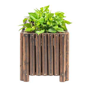 <span class=keywords><strong>Maceta</strong></span> redonda de madera para jardín, <span class=keywords><strong>maceta</strong></span> de barril de madera redonda de estilo moderno, <span class=keywords><strong>maceta</strong></span> de madera decorativa para interiores y exteriores para suelo - Product Image 5