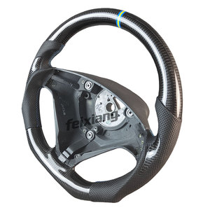 Volant de voiture sport à trois branches en fibre de carbone et Alcantara pour Volvo <span class=keywords><strong>S60</strong></span> R / V70 R (plateforme <span class=keywords><strong>P2</strong></span>) - Product Image 3
