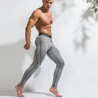 Мужские компрессионные брюки, трико для бега, спортивные Леггинсы