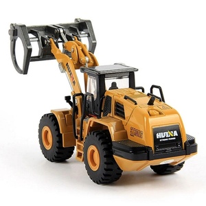 Sanjoyo SJY-1716 Camión Grúa de Madera a Escala 1:50, Construcción de Metal y Madera, Juguete de Ingeniería para Niños - Product Image 4