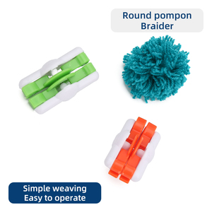 JP DIY Mini Pompom Maker et outil de tricot à l'aiguille pour tricoter à la main pour les amateurs de couture - Product Image 3