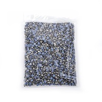 Vente en gros en vrac de strass en verre, mélange de tailles, colle forte SS3-SS30 strass en cristal Hot Fix pour accessoire de vêtement