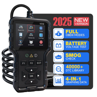 Herramienta de Diagnóstico OBDII V510, Escáner de Automóviles, Analizador de Motor, Herramientas de Escaneo para Automóviles con Lector de Códigos OBD2