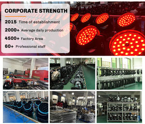 Future Lighting Best Seller 12pcs 60W 4-en-1 Led Moving Head Matrix <span class=keywords><strong>Light</strong></span> Zoom avec anneau pour éclairage de scène d'événements Designer - Product Image 4