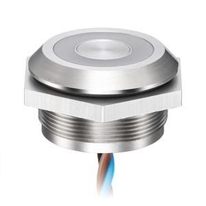 12mm 16mm 19mm Momentary 1NO 1NC Aluminum IP68 24V For Railway Transit And Transportation Panel Piezo Switch - Product Image 4