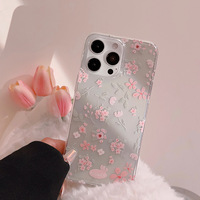 Couverture de résistance aux chutes d'arc de fleur de cerisier rose adaptée à la coque iphone pour iPhone 17 16 15 14 13 12 11 Pro Max