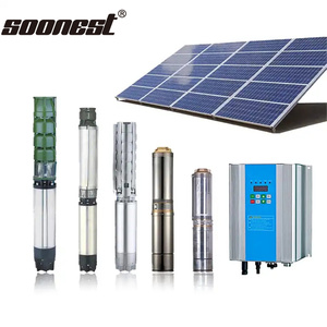 Pompe solaire submersible centrifuge 120M 4000W, pompes à eau solaires pour jardin, pompe à chaleur tout-en-un, solaire photovoltaïque thermique - Product Image 4