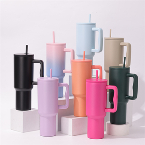 2025 Hot Sale 40Oz, Travel Stainless Steel Insulation Vacuum Cup Coffee Mug <b>Tumbler</b> <b>With</b> <b>Handle</b> Sealed Lid/ - Product Image 2