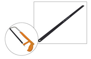 5 pezzi 300mm 24TPI HSS (M2) in acciaio strumenti per sega a mano in Cina Set di lame per sega a mano <span class=keywords><strong>seghetto</strong></span> - Product Image 4