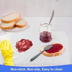 <span class=keywords><strong>Tapis</strong></span> de cuisson en silicone en rouleau avec 2 spatules - <span class=keywords><strong>Tapis</strong></span> de pâtisserie en silicone antidérapant 12" x 8" réutilisable pour congélation et séchage (<span class=keywords><strong>Silpat</strong></span>) - Product Image 3