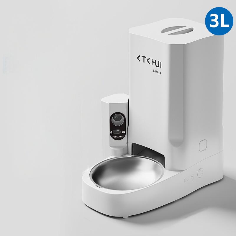 Smart Pet Feeder with Remote Video | Guangzhou Harborpaw HBZN-007 | Automatic Cat Dog Food Dispenser