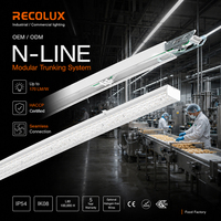 Sistema de Iluminación Lineal LED con Certificación HACCP, 170lm/W, Fabricante de Iluminación Modular para Fábricas de Alimentos