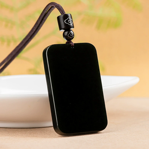 Natural aged Hetian jade, <b>black</b> jade, plain jade pendant, Buddha figurine, unisex jade charm, jade plaque wholesale - Product Image 3