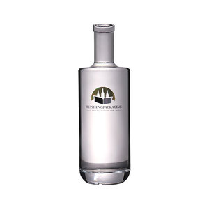 500ml・750mlのフリントガラスボトル、シルバーのプラスチックキャップ付き、カスタムラベルサービスあり、各種サイズをご用意 - Product Image 5