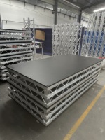ESI Aluminum Lite Deck Stage, plateforme de scène modulaire portable, légère et robuste, pour concerts, événements, expositions