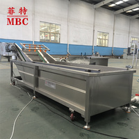 Aangepaste 2025 Nieuwe Ontwerp Automatische Dragon Fruit Wasmachine Luchtbel Reinigingsmachine Groente Wasmachine