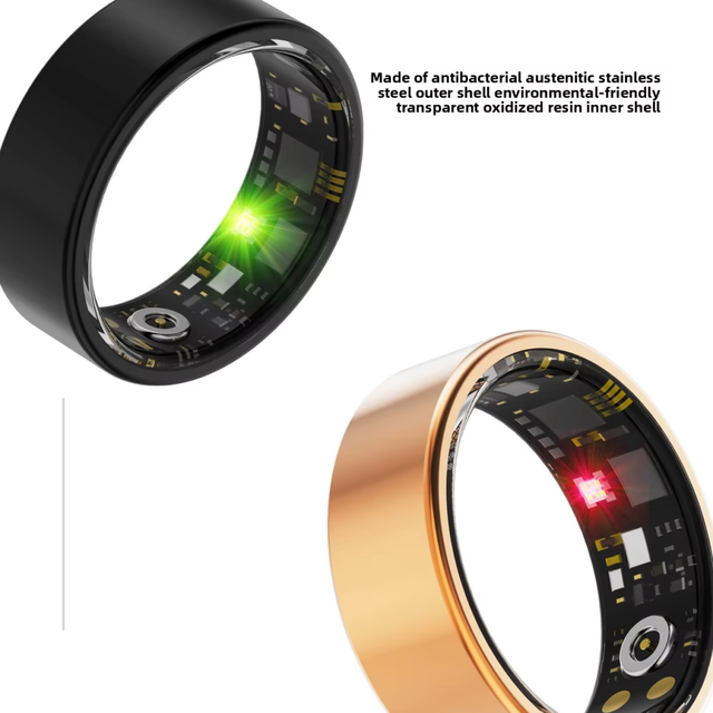 2026 New Design China Supply Hot Sale Nfc Health Waterproof Smart Fitness Ring Health tracker with Display for Men