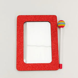 Venta al por mayor <span class=keywords><strong>de</strong></span> alta calidad <span class=keywords><strong>de</strong></span> plástico transparente enseñanza <span class=keywords><strong>de</strong></span> la música SIDA tambor tonto triángulo cuadrado en <span class=keywords><strong>forma</strong></span> <span class=keywords><strong>de</strong></span> batería - Product Image 3