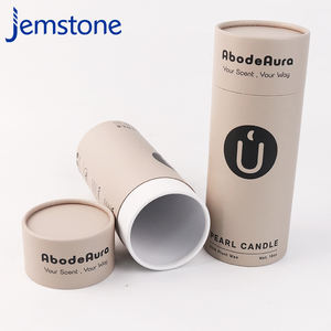 Emballage en tube de papier cylindrique en carton kraft haut de gamme pour bougies - Design écologique, matériaux de qualité supérieure et durabilité - Product Image 5