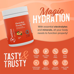 Electrolito multifuncional calcio vitamina hueso integridad polvo vegano hidratación electrolito mantener músculo Fumction polvo - Product Image 5