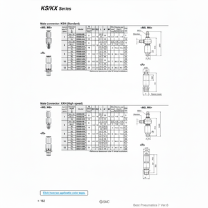 Piezas neumáticas de ajuste giratorio de un toque SMC Pneumatics - Product Image 1