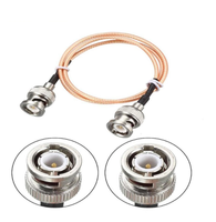 Kabel Koaksial RF RG400 RG393 Tahan Suhu Tinggi 50 Ohm Low Loss untuk Sistem Antena