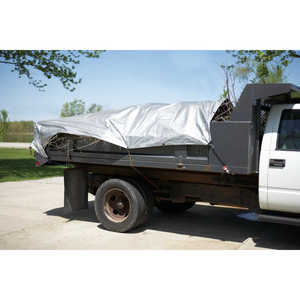 Couverture de camion durable, anti-poussière, de taille personnalisée, installation rapide, bâche robuste, bâche de <span class=keywords><strong>remorque</strong></span> en PE - Product Image 1