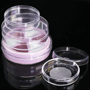 SUNSHING Clear Round Plastic <b>Box</b> Powder Puff Container Portable <b>Makeup</b> Puff Case Holder Travel Acrylic <b>Makeup</b> Puff <b>Storage</b> <b>Box</b> - Product Image 3