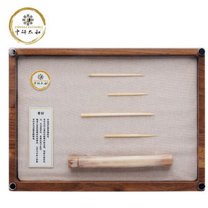 Affichage du spectre d'échantillons d'aiguilles d'acupuncture avec cadre Médecine chinoise ancienne des instruments chirurgicaux des dynasties - Product Image 2