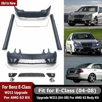 Kit de carrosserie avant et arrière style 63 pour Mercedes Benz Classe E W211 2004-2008, kit de conversion, vente en gros