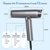 Sèche-cheveux léger 110000 tr/min Bldc sans brosse à grande vitesse à séchage rapide 1800W 2000W puissant sèche-cheveux