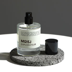 50ml Luxury Empty Short Cylinder <strong>Perfume</strong> <strong>Spray</strong> Glass <strong>Bottle</strong> With Glossy Cap - Product Image 1