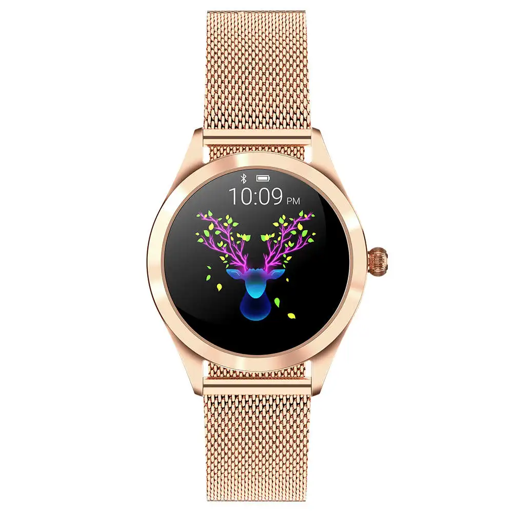 KW10 Fashion Smart Watch Women IP68 waterproof Multi-sports Heart Rate Smart Watch Bands