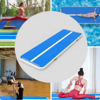 Tapis de gymnastique gonflable de qualité supérieure pour la pratique du taekwondo, surface antidérapante, résistant à l'usure, stable pour les mouvements de grande hauteur.