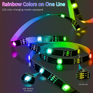 ไฟ LED RGB แบบกำหนดแอดเดรสได้ WS2812B 5V ไฟสัญญาณอัจฉริยะสำหรับโดรน แสดงสถานะการบิน หุ่นยนต์ และแสดงการเคลื่อนไหว - Product Image 5