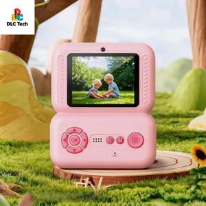 <span class=keywords><strong>Appareil</strong></span> <span class=keywords><strong>photo</strong></span> instantané pour enfants DLC 4800W avec double caméra, vidéo 1080P, impression couleur, flash intégré, écran respectueux des yeux, coque en silicone - Product Image 1