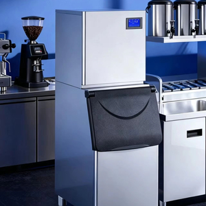 Máquina de Hielo en Cubos Comercial Wintop, Producción Diaria de 130 kg, Almacenamiento de 45 kg, Acero Inoxidable, Enfriamiento Dual, Bomba de Llenado Automático, Alta Capacidad - Product Image 4