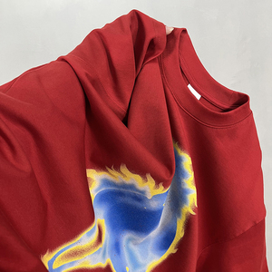 T-shirt imprimé en coton lourd 100% (305g) à manches courtes, série Nouvel An, motif Cheval, ODM/OEM - Product Image 4