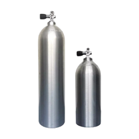 7L 3000PSI Réservoir de plongée sous-marine en aluminium ISO7866 Approbation DOT-3al Cylindre de plongée sous-marine