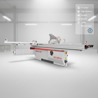 Sierra de Mesa Deslizante Horizontal de 3.2m con Motor de 5.5KW y Medición Automática para Cortar Tablas/Tablones de Madera