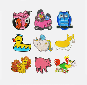 Produttore personalizzato Duro Smalto Personalizzato spilla di Sicurezza Pin Pin 3D Risvolto Morbido Smalto Pin - Product Image 3