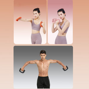 D-şekil boks dambıl çifti ince kol ev Fitness eğitim el döküm demir ağırlık taşıyan Idle bells boşta eğitim için - Product Image 2